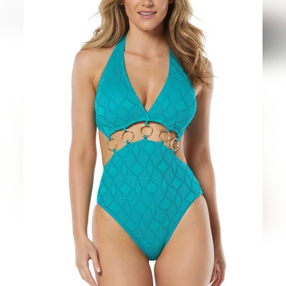 Vince Camuto NWT! Plunge One-Piece